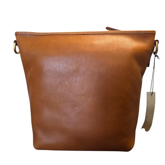 Dooney & Bourke Florentine Small Hobo Crossbody Bag Natural Leather NWT 8L1860 - Picture 13 of 16